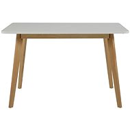 Corby dining table, 120 cm birch / white - Dining Table