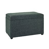 Monty Storage Stool, 65cm, Dark Grey - Ottoman