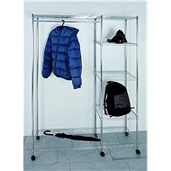 Wiley mobile coat rack with shelf, 181 cm - Clothes Hanger