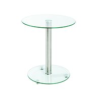 Side table Thea, 51 cm, clear glass - Side Table