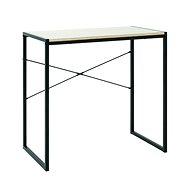 Brady computer desk, 76 cm, oak / black - Desk