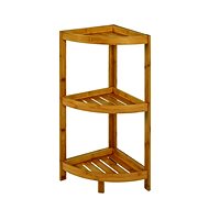 Corner Shelf Willis, 76cm, Bamboo - Shelving Unit