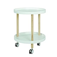 Duke Side Table, 60cm, White - Side Table