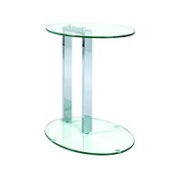 Side table Donn, 50 cm, chrome - Side Table