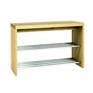 Logan Bench with Shoe Rack, 55cm, Oak - Bench
