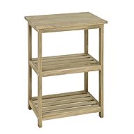 Yuri Rack with 3 Shelves, 62cm, Oak - Shelving Unit