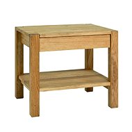 Bedside Table Molk, 50cm, Oak - Night Stand
