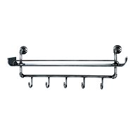 Trident Coat Hanger with Shelf, 34cm, Anthracite - Coat Hanger