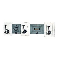 Ivor Wall Hanger, 18cm, Grey/White - Coat Hanger
