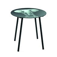 Elefa round table, 41 cm, black / gray - Side Table