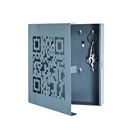 Quinto Key Box, 24cm, Grey - Key Box
