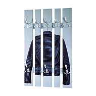 Leahter Wall Hanger, 100cm, Black/Grey - Coat Hanger