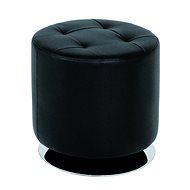 Josiah Stool, 40cm, Chrome/Black - Stool