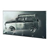 Weels II.Wall Coat Hanger, 35cm, Dark Chrome - Coat Hanger