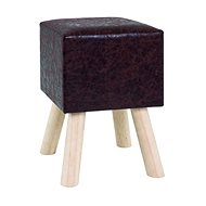 Nova Chair, 45cm, Solid/Dark Brown - Stool