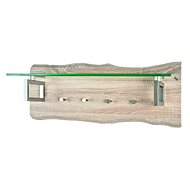 Wall Hanger Nolan, 75cm, Oak/Stainless-steel - Coat Hanger