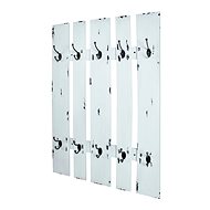 Wall Coat Rack Silasia I, 100cm, White - Hall Set