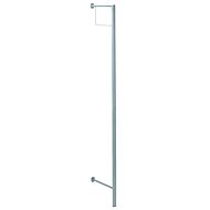 Stand Coat Rack Rhett, 181cm, Silver - Coat Hanger