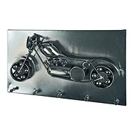 Wall Coat Rack Morton II., 35cm, Dark Chrome - Coat Hanger
