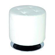 Josiah Stool, 40cm, Stainless-steel/White - Stool