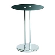 Raymond Side Table, 55cm, Black/Chrome - Side Table