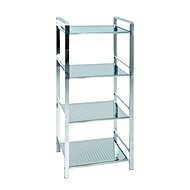 Nathan Shelf with 4 Shelves, 100cm, Silver - Shelving Unit