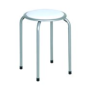 Dari Stool, 45cm, White - Stool