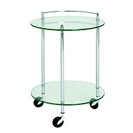 Stein Serving Table, 63cm, Silver - Food Serving Trolley