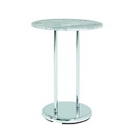 Raymond Side Table, 55cm, Concrete/Chrome - Side Table