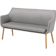 Marte Dining Bench, 159cm, Grey - Bench