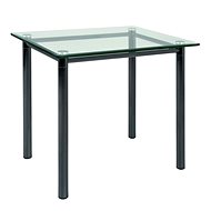 Foster II. Coffee Table , 53cm, Clear/Chrome - Coffee Table
