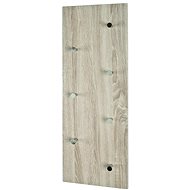 Dilan Coat Hanger, 80cm, Oak/Chrome - Coat Hanger