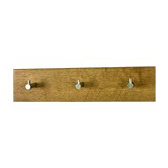Shauno Key Holder, 34cm, Oak/Chrome - Key Holder