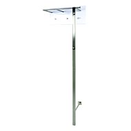 Kylen Wall Coat Rack, 192cm, Stainless-steel/White - Coat Hanger