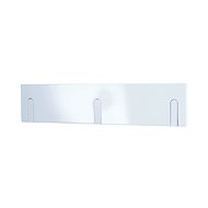 Caspian Wall Key Hanger, 44cm, White - Key Holder
