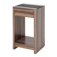 Side Table Aldo, 74cm, Walnut/Black - Side Table