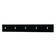 Sonny Wall Hanger, 57cm, Chrome/Black - Coat Hanger