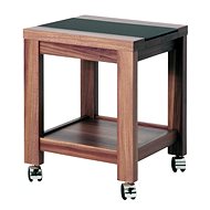 Side table Aldo, 45 cm, walnut / black - Side Table