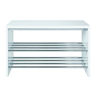 Sena II. Bench with Shoe Rack, 81cm, White - Bench