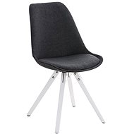 Damian II Dining Chair, White Base (SET 2 pcs) Dark Grey - Dining Chair