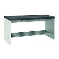 Lolla Shoe Bench, 81cm, White/Anthracite - Bench