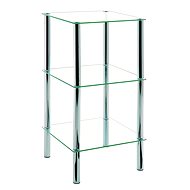 Jade I. Shelf, 77cm, Chrome - Shelving Unit