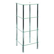 Jade Shelf, 107cm, Chrome - Shelving Unit