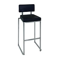 Tavia bar stool, 101 cm, stainless steel / black - Bar Stool