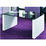 Falco coffee table, 80 cm, white / black - Coffee Table