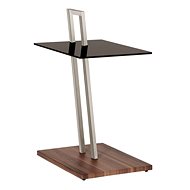 Kiefer Side Table, 67cm, Walnut/Black - Side Table