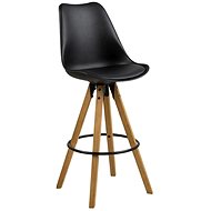Damian bar stool (SET 2 pcs), black - Bar Stool