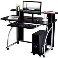 Lenny work table, 120 cm, black - Desk