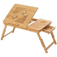 Henry I. laptop table, 55 cm, bamboo - Laptop Stand
