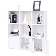 Gala bookcase, 130 cm, white - Bookshelf